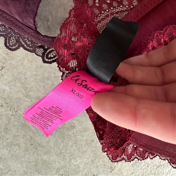 2for1 Maroon and Red Lace Bralettes size XL - Picture 4 of 4